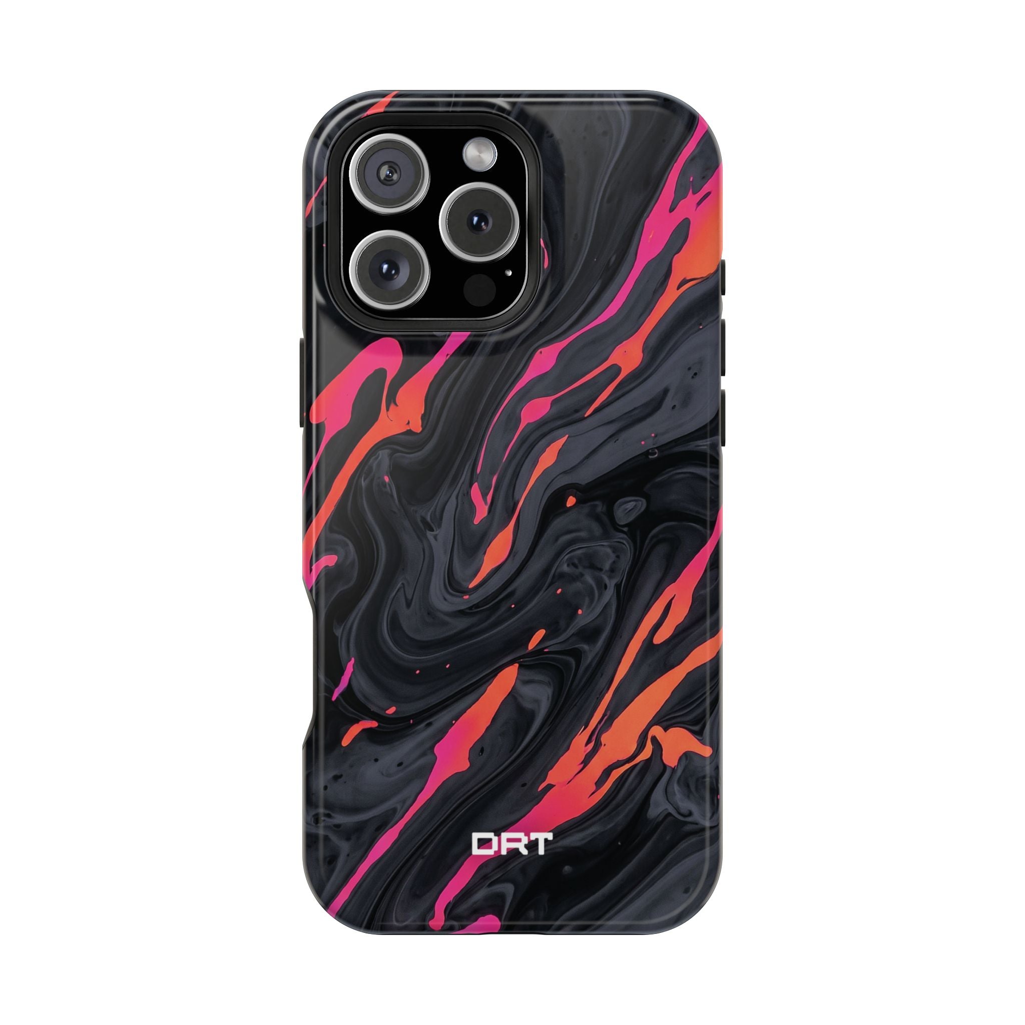 Marbled Neon Swirl Magnetic Impact Phone Case