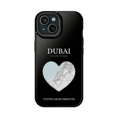 Dubai Heartbeat - Black (iPhone MagSafe Case)Elevate your iPhone's style with the Dubai Heartbeat Black MagSafe Case, offering robust protection, MagSafe compatibility, and a choice of matte or glossy finish. PRimaGallery