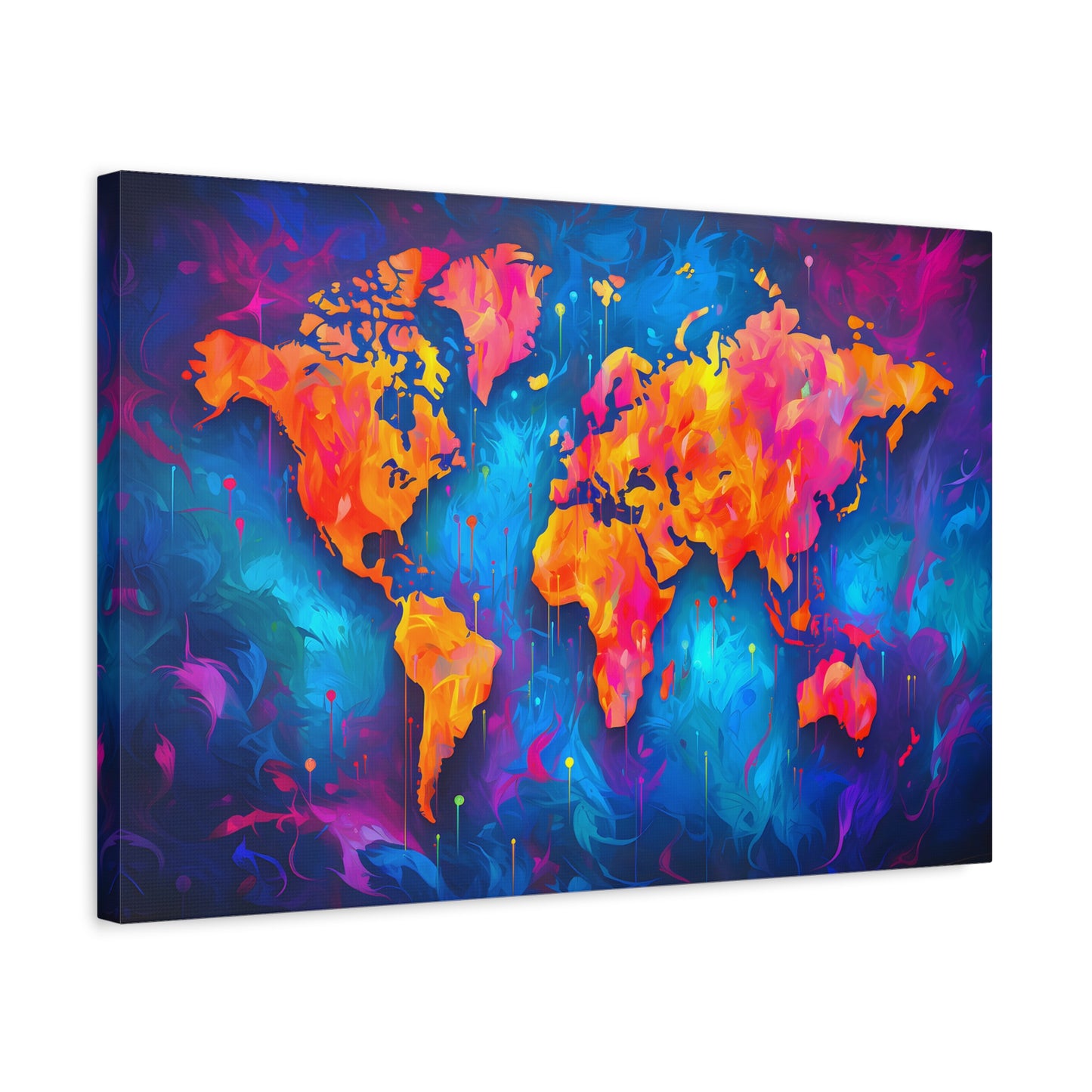 Colorful World Map (Canvas)Colorful World Map (Canvas  Matte finish, stretched, with a depth of 1.25 inches)
Struggling with low-quality canvases? Switch to RimaGallery! Our canvases are more RimaGallery