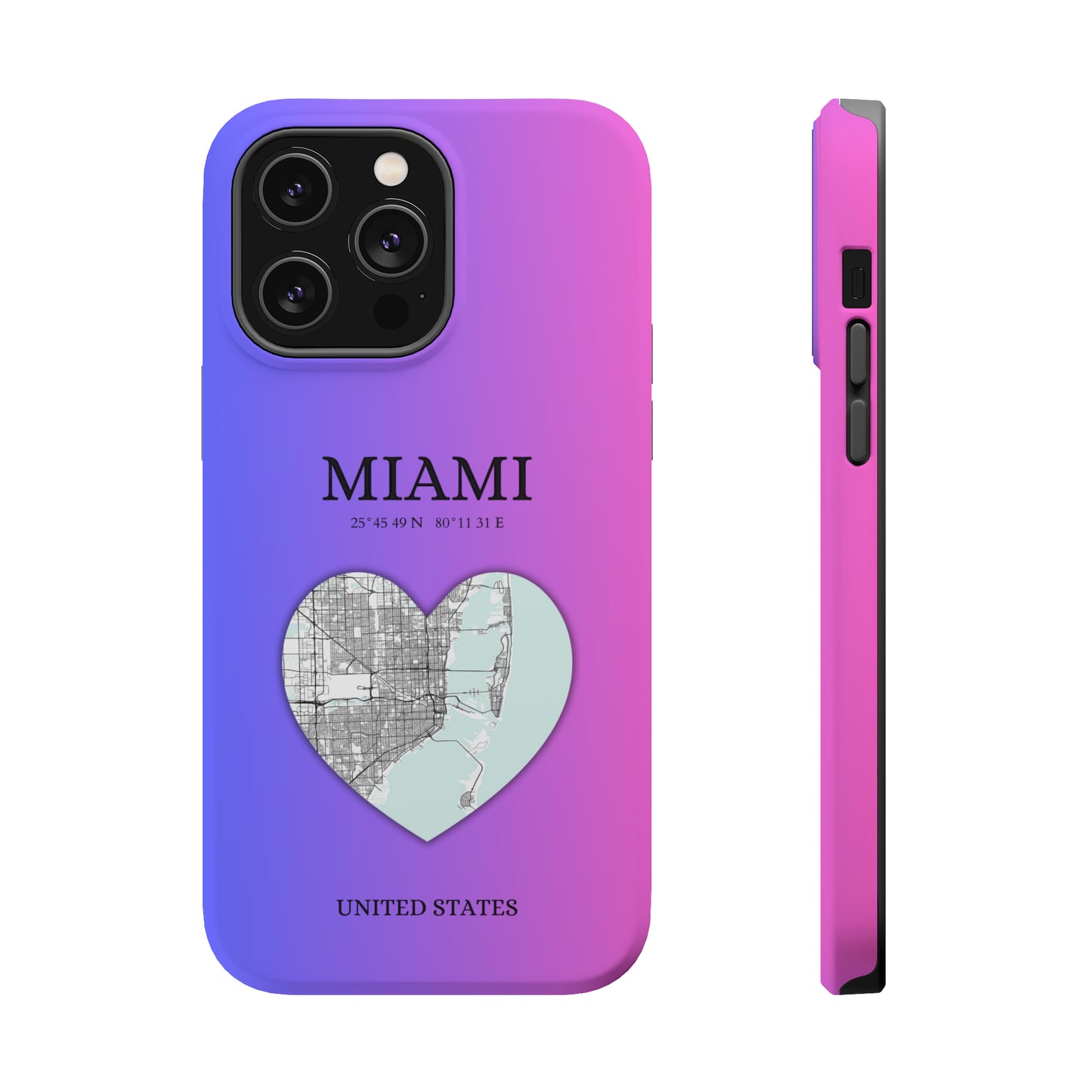 Miami Heartbeat - Magenta (iPhone MagSafe Case)Elevate your iPhone's style with the Miami Heartbeat Magenta MagSafe Case, offering robust protection, MagSafe compatibility, and a choice of matte or glossy finish.RimaGallery