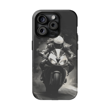 Female Night Biking (iPhone MagSafe Case)Female Night Biking MagSafe Durable Case: Style Meets Protection 📱✨
Upgrade your device with Rima Gallery's Female Night Biking MagSafe Durable Case. This case isn’RimaGallery