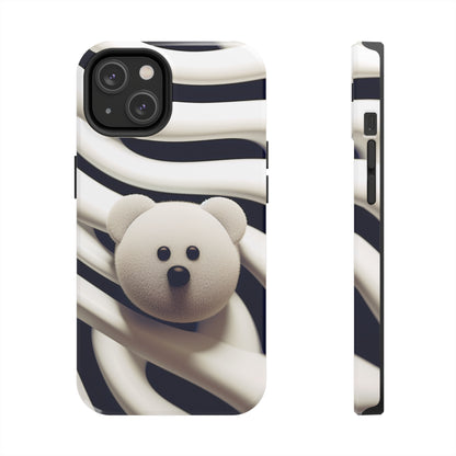 Zebra Print Teddy Bear (iPhone Case 11-15)Zebra Print Teddy Bear Phone Case for iPhone 11-15: Combining Glossy Elegance with Shockproof Functionality
Dive into the Exotic World of Zebra Patterns:
Get mesmeriRimaGallery