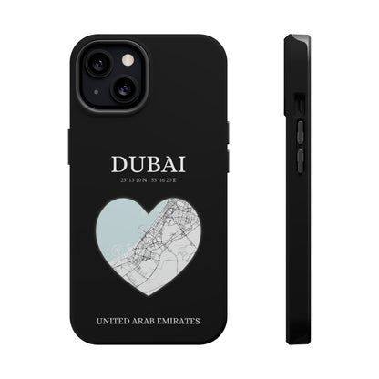 Dubai Heartbeat - Black (iPhone MagSafe Case)Elevate your iPhone's style with the Dubai Heartbeat Black MagSafe Case, offering robust protection, MagSafe compatibility, and a choice of matte or glossy finish. PRimaGallery