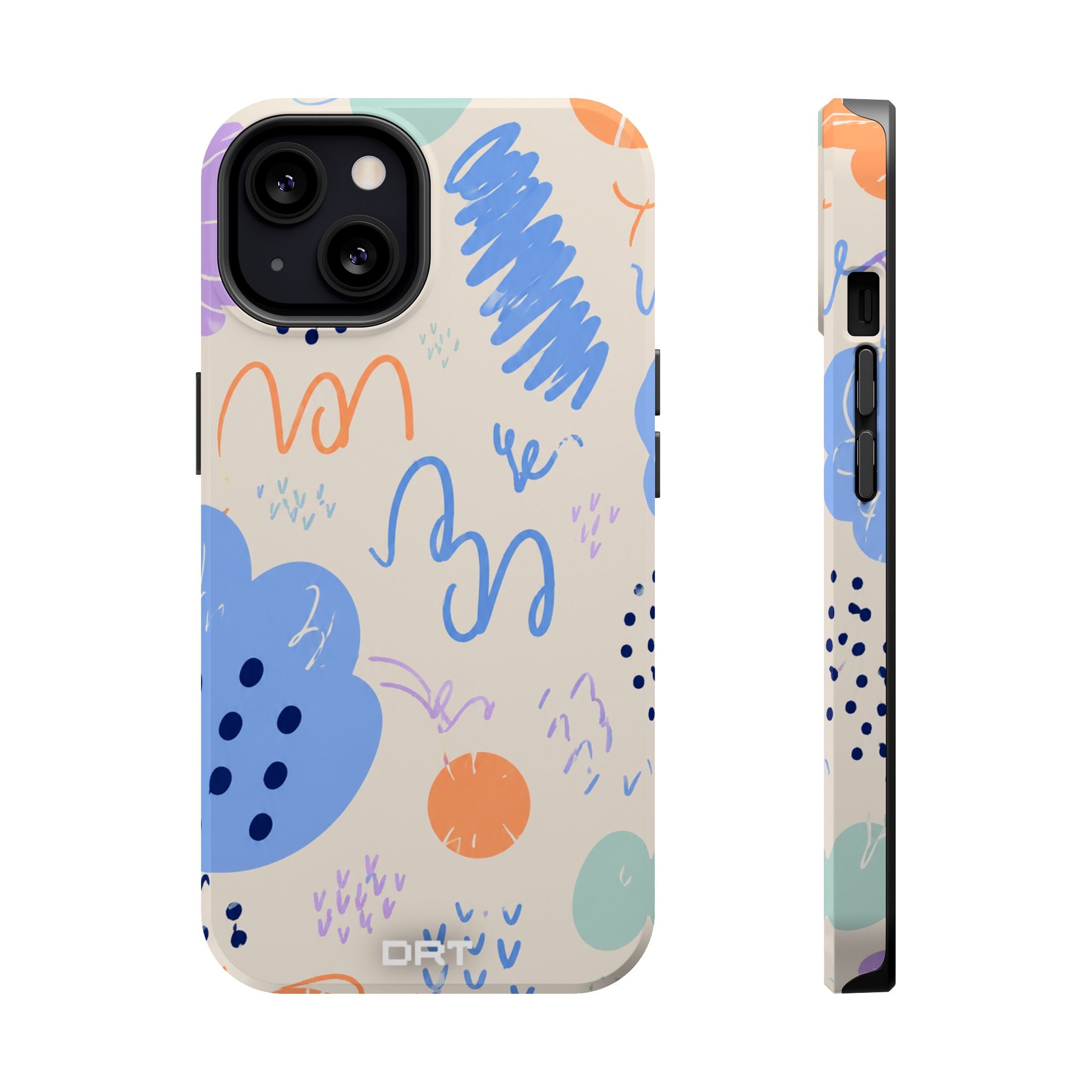 Abstract Doodle Magnetic Impact Phone Case