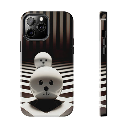 Black and White Blobs (iPhone Case 11-15)