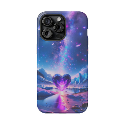 Galactic Heartbeat (iPhone MagSafe Case)Galactic Heartbeat MagSafe Durable Case: Style Meets Protection 📱✨
Upgrade your device with Rima Gallery's Galactic Heartbeat MagSafe Durable Case. This case isn’t RimaGallery