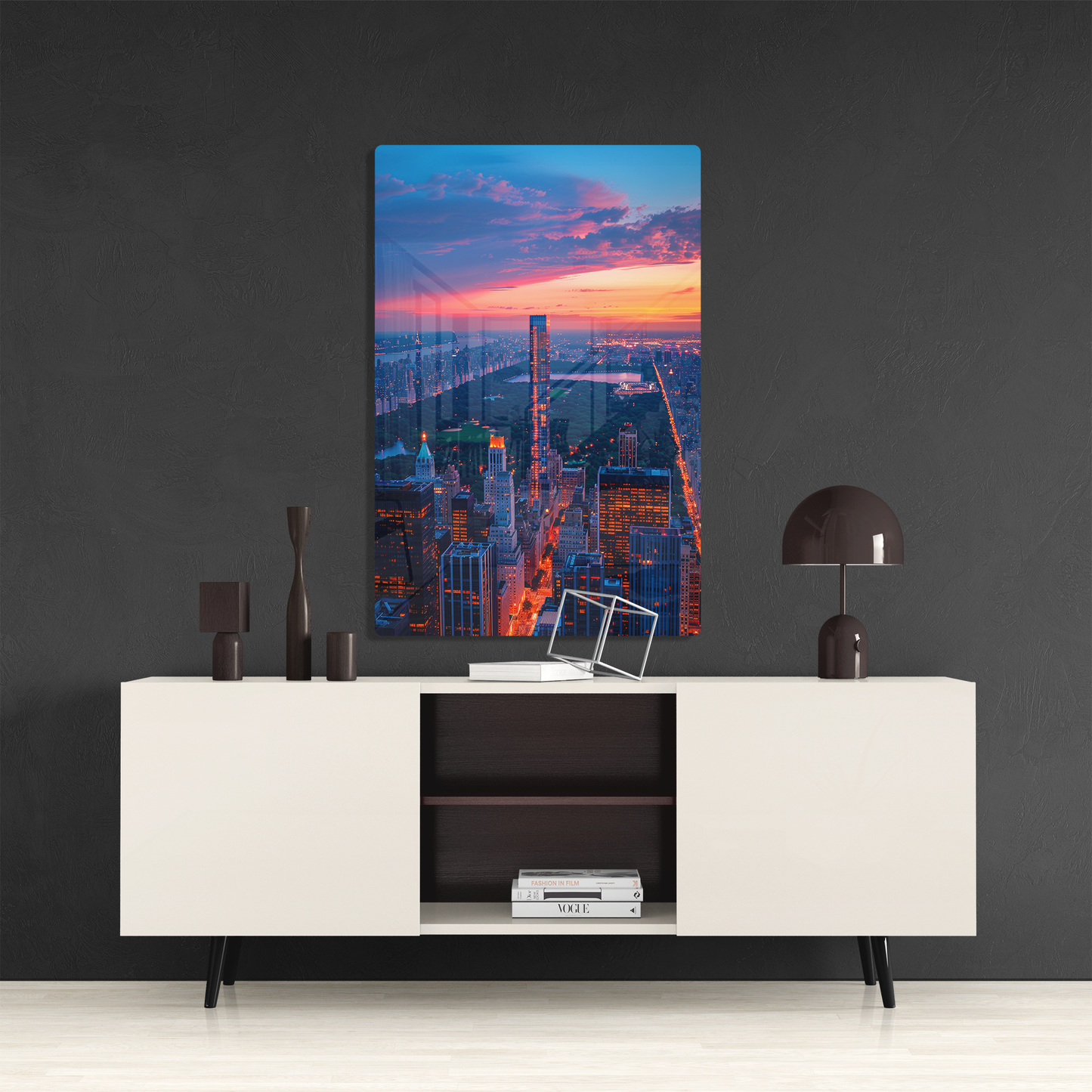 Twilight Cityscape (Acrylic)