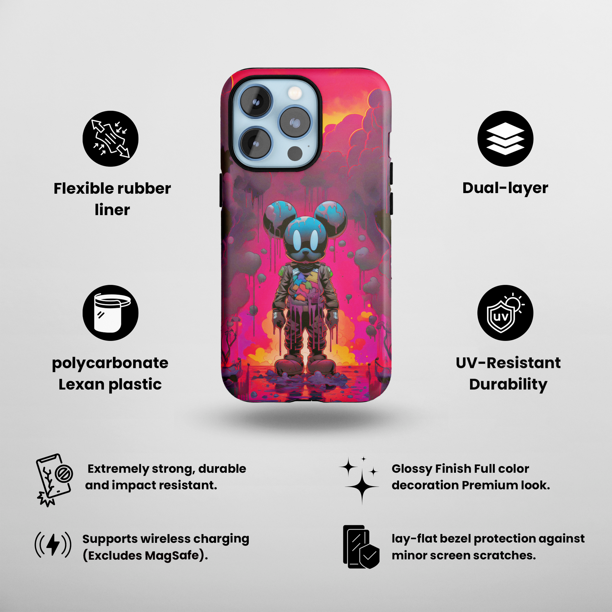 Whisker Quest (iPhone Case 11-15)RIMA's Case for iPhone 11-15: Where security meets sophistication. Durable, fashionable, and wireless-charging compatible. For the bold and beautiful. Superior proteRimaGallery