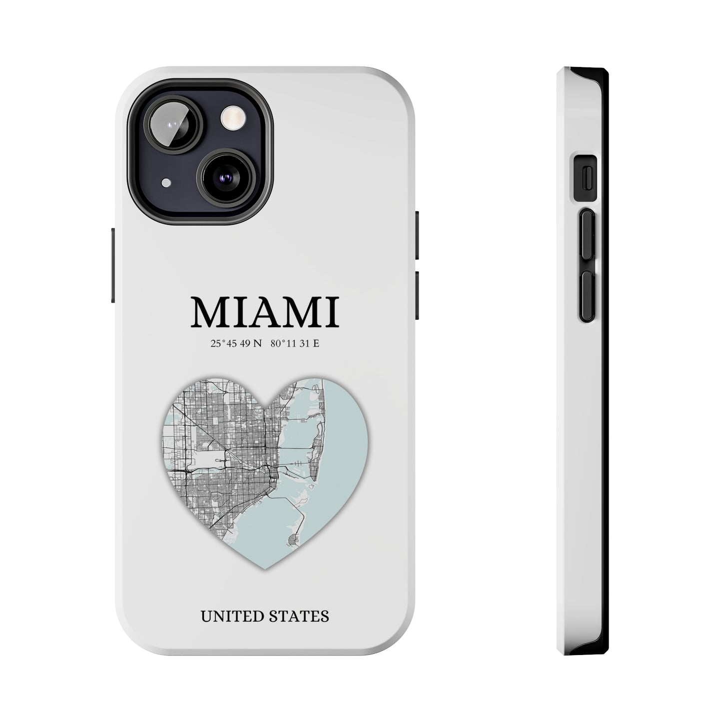 Miami Heartbeat - White (iPhone Case 11-15)Elevate your iPhone's style with Rima's Miami Heartbeat case. Sleek, durable protection for models 11-15. Free US shipping.RimaGallery