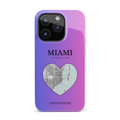 Miami Heartbeat - Magenta (iPhone Case 11-15)Elevate your iPhone's style with Rima's Miami Heartbeat case. Sleek, durable protection for models 11-15. Free US shipping.RimaGallery