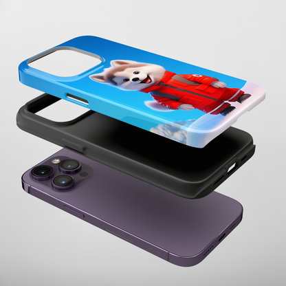 Tiny Ski Portal Husky (iPhone Case 11-15)Safeguard Your iPhone in Style with RIMA Tough Cases. Designed for iPhone 11-15, these cases offer the ultimate blend of sophistication and resilience. Eco-consciousRimaGallery