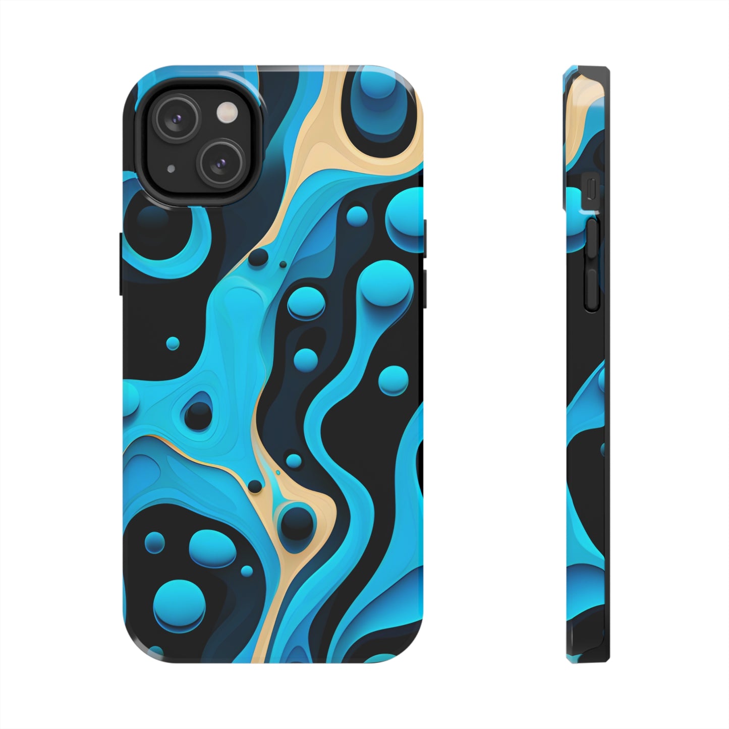 Flowing Shapes Harmony (iPhone Case 11-15)Revolutionize your iPhone's look and feel with RIMA Tough Phone Case – ultimate protection meets elegant style for iPhone 11-15. Grab yours now! 🛡️📱RimaGallery