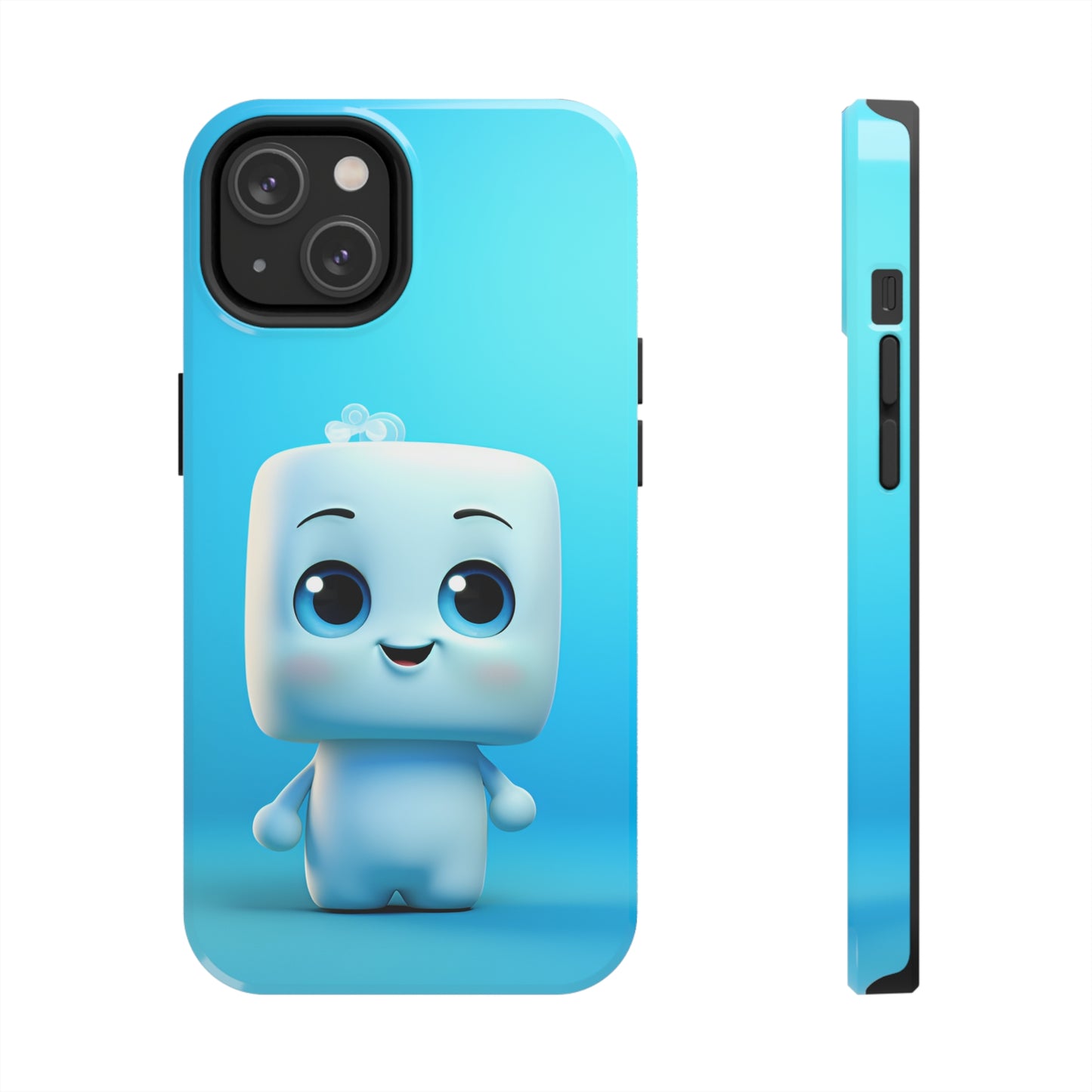 Marshmallow in Blue Sky (iPhone Case 11-15)Revolutionize your iPhone's look and feel with RIMA Tough Phone Case – ultimate protection meets elegant style for iPhone 11-15. Grab yours now! 🛡️📱RimaGallery