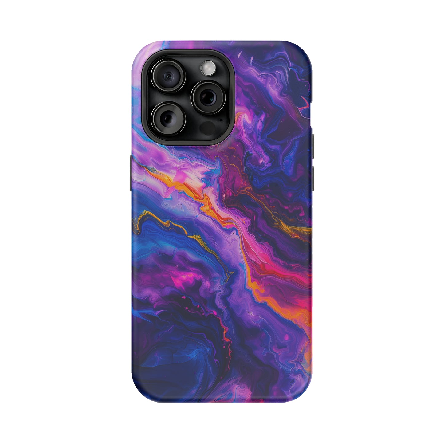 Psychedelic Flow (iPhone MagSafe Case)Rima Gallery presents the exclusive Psychedelic Flow MagSafe Durable Case For iphone 13, 14, 15, Pro, Max. Experience advanced protection, MagSafe functionality, andRimaGallery