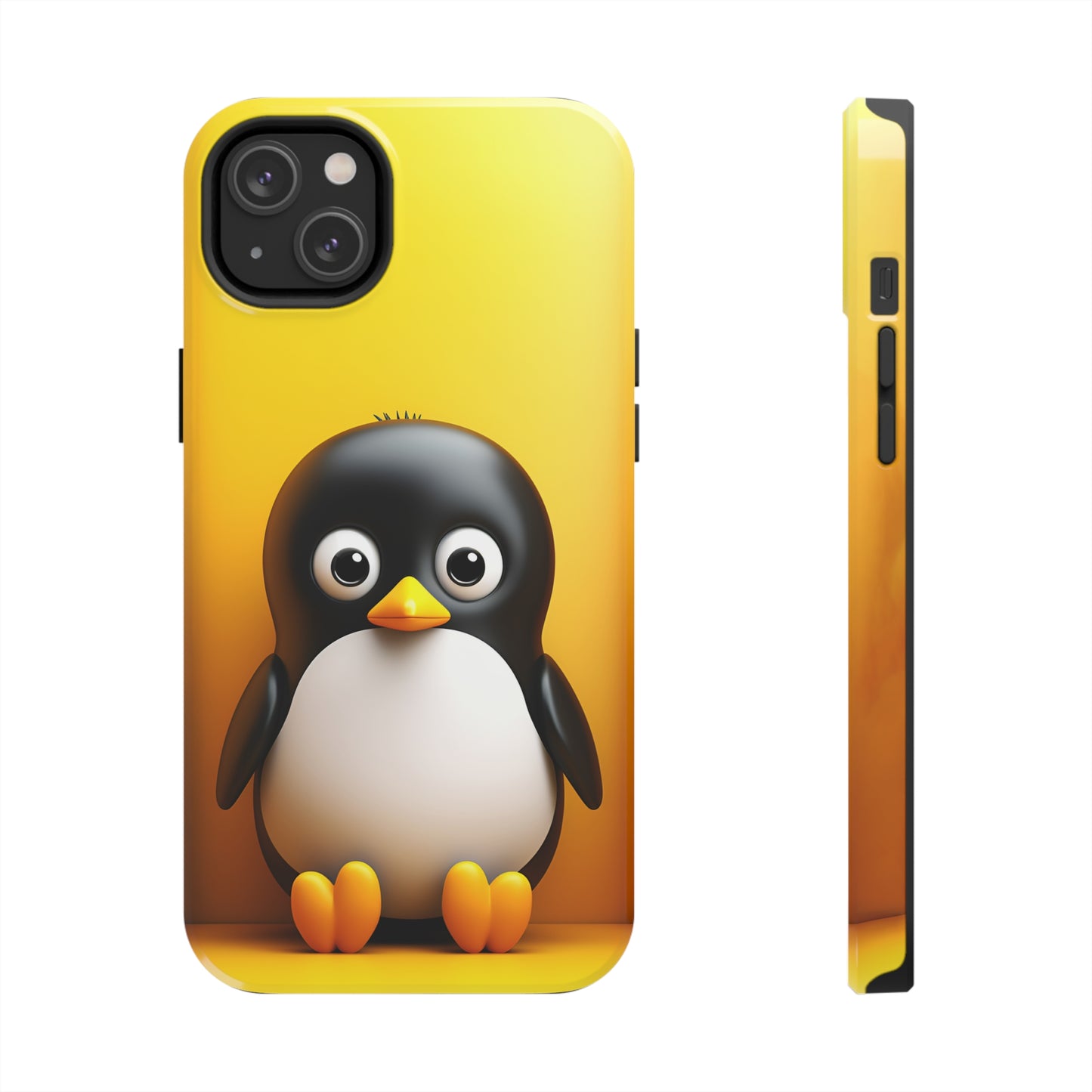 Cute penguin (iPhone Case 11-15)RIMA Tough Phone Case for iPhone 11, 12, 13, 14, &amp; 15 A cute cartoon penguin with Glossy Finish 📱✨
 
Ultimate Protection in Stylish Design 🌟:  
 
Welcome to RIRimaGallery