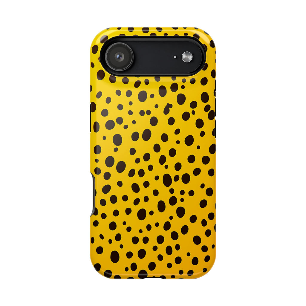 Leopard Spot Magnetic Phone Case — Impact-Resistant Protective Cover