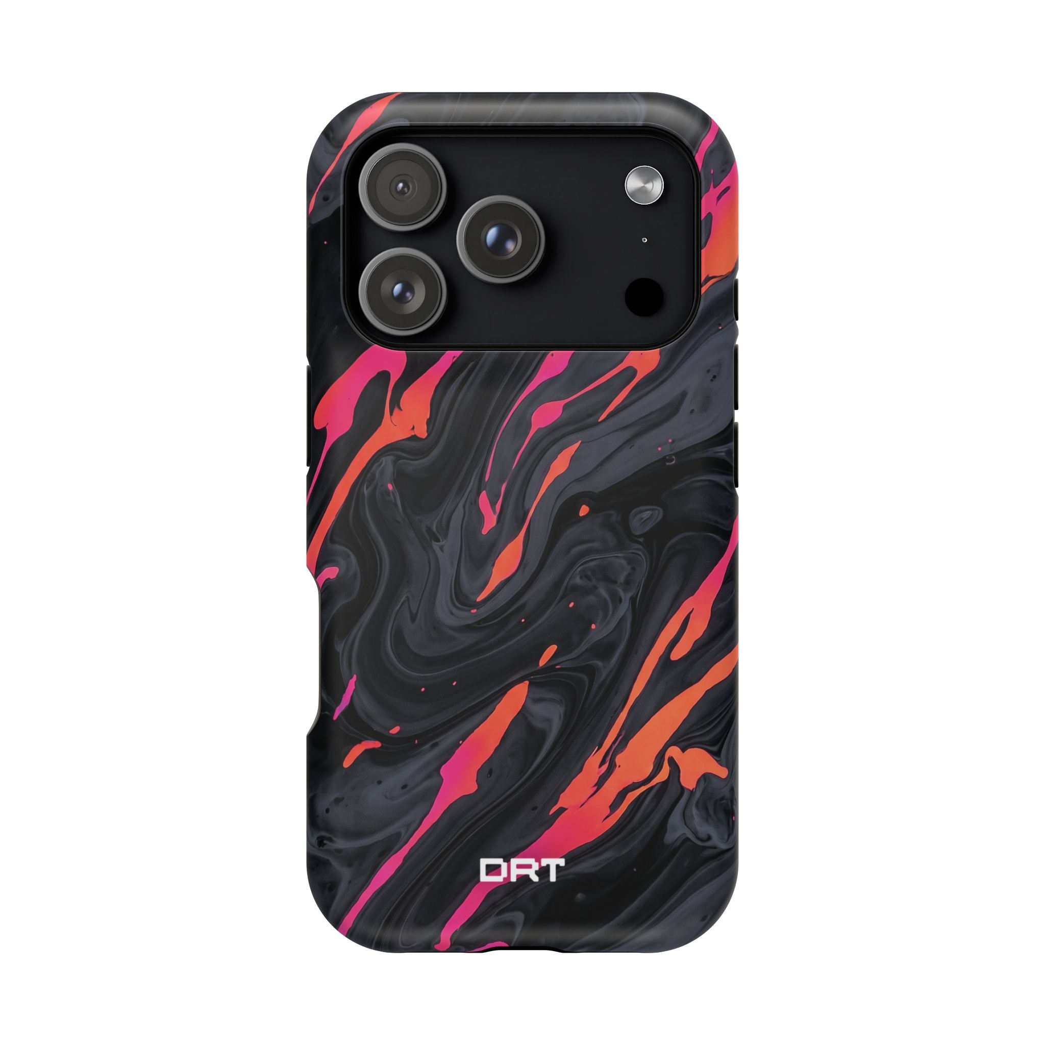 Marbled Neon Swirl Magnetic Impact Phone Case