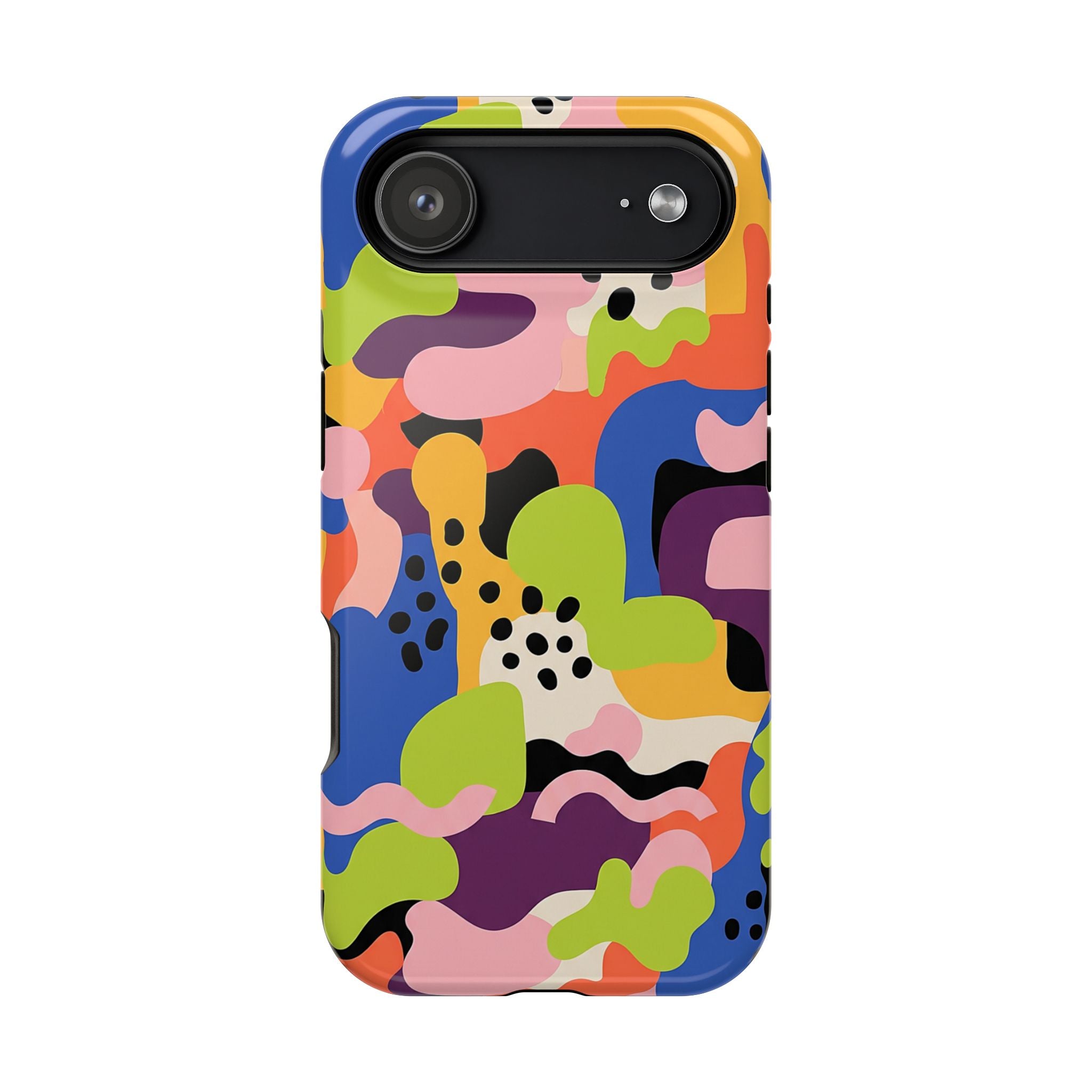 Colorful Abstract Camouflage Magnetic Impact Phone Case