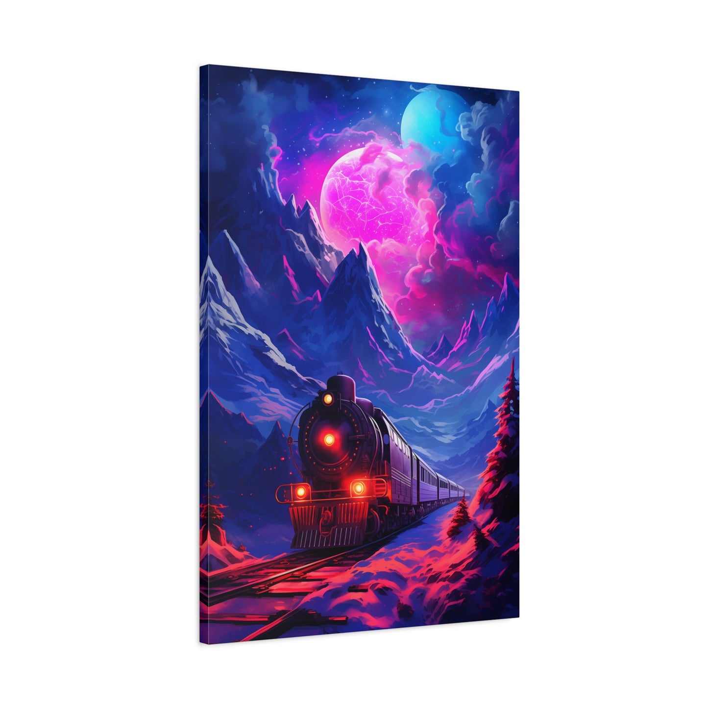 Polar Express Luminescence (Canvas)Polar Express Luminescence (Canvas  Matte finish, stretched, with a depth of 1.25 inches)
Struggling with low-quality canvases? Switch to RimaGallery! Our canvases aRimaGallery