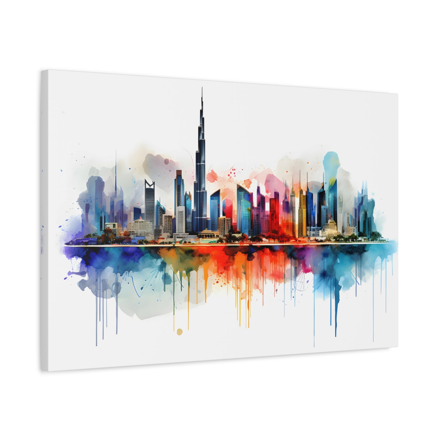 Watercolor Dubai Skyline (Canvas)Engaging Introductory Paragraph:
Struggling with low-quality canvases? Switch to RimaGallery! Our canvases are more than just a purchase; they're a statement of qualRimaGallery
