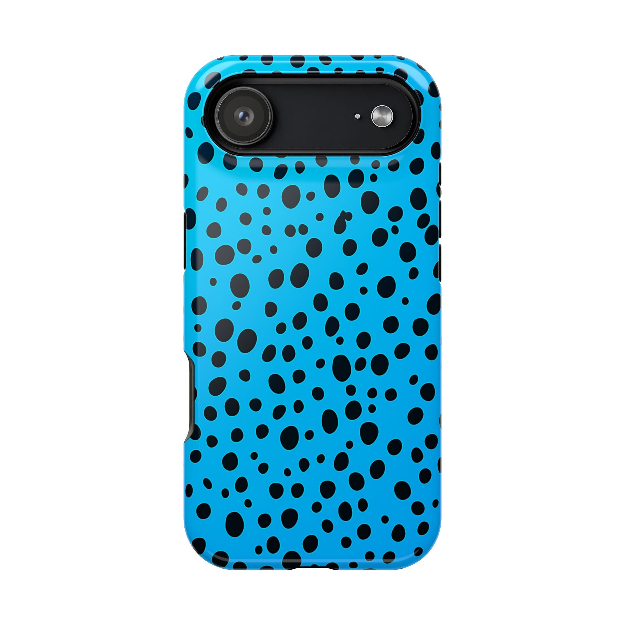 Blue Dalmatian Dot Magnetic Impact-Resistant Phone Case