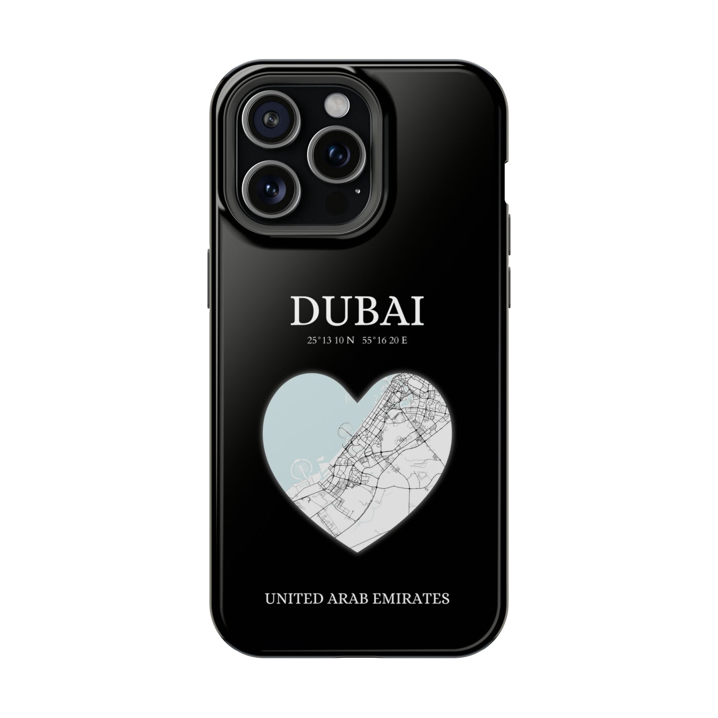 Dubai Heartbeat - Black (iPhone MagSafe Case)Elevate your iPhone's style with the Dubai Heartbeat Black MagSafe Case, offering robust protection, MagSafe compatibility, and a choice of matte or glossy finish. PRimaGallery
