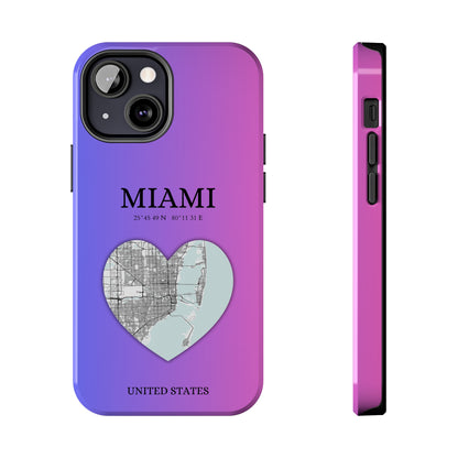 Miami Heartbeat - Magenta (iPhone Case 11-15)Elevate your iPhone's style with Rima's Miami Heartbeat case. Sleek, durable protection for models 11-15. Free US shipping.RimaGallery