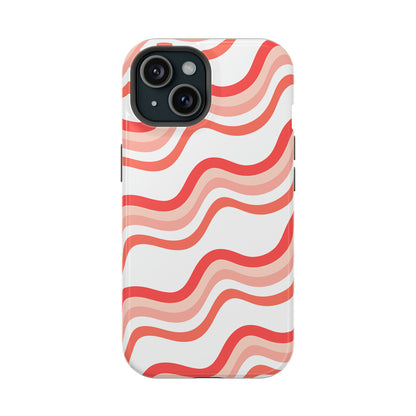 Wavy Stripes Pattern (iPhone MagSafe Case)Elevate your iPhone's style with the Wavy Stripes Pattern MagSafe Case, offering robust protection, MagSafe compatibility, and a choice of matte or glossy finish. PeRimaGallery