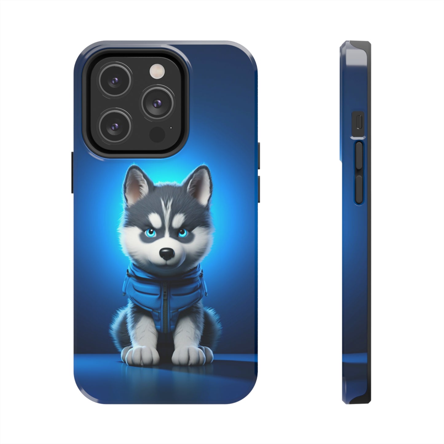 Blue Husky Charm (iPhone Case 11-15)Upgrade Your iPhone with RIMA's Tough Case: Combining sleek style and unmatched protection for iPhone 11-15 models. Durable, fashionable, and eco-friendly. Shop now RimaGallery