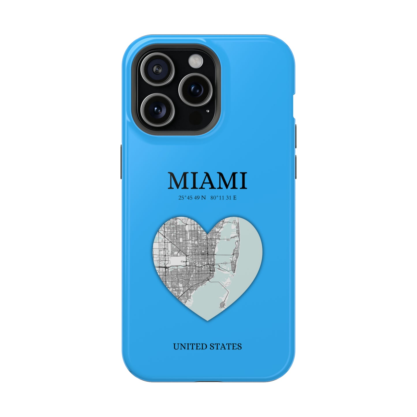 Miami Heartbeat - Sky Blue (iPhone MagSafe Case)Elevate your iPhone's style with the Miami Heartbeat Sky Blue MagSafe Case, offering robust protection, MagSafe compatibility, and a choice of matte or glossy finishRimaGallery