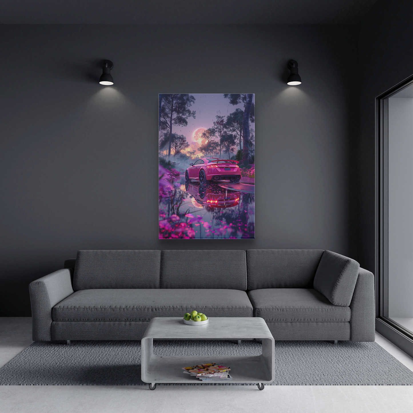 Moonlit Majesty (Canvas)Discover Moonlit Majesty on canvas at RimaGallery. Elevate your space with ethically produced, vibrant art. Free US shipping. Shop now!RimaGallery