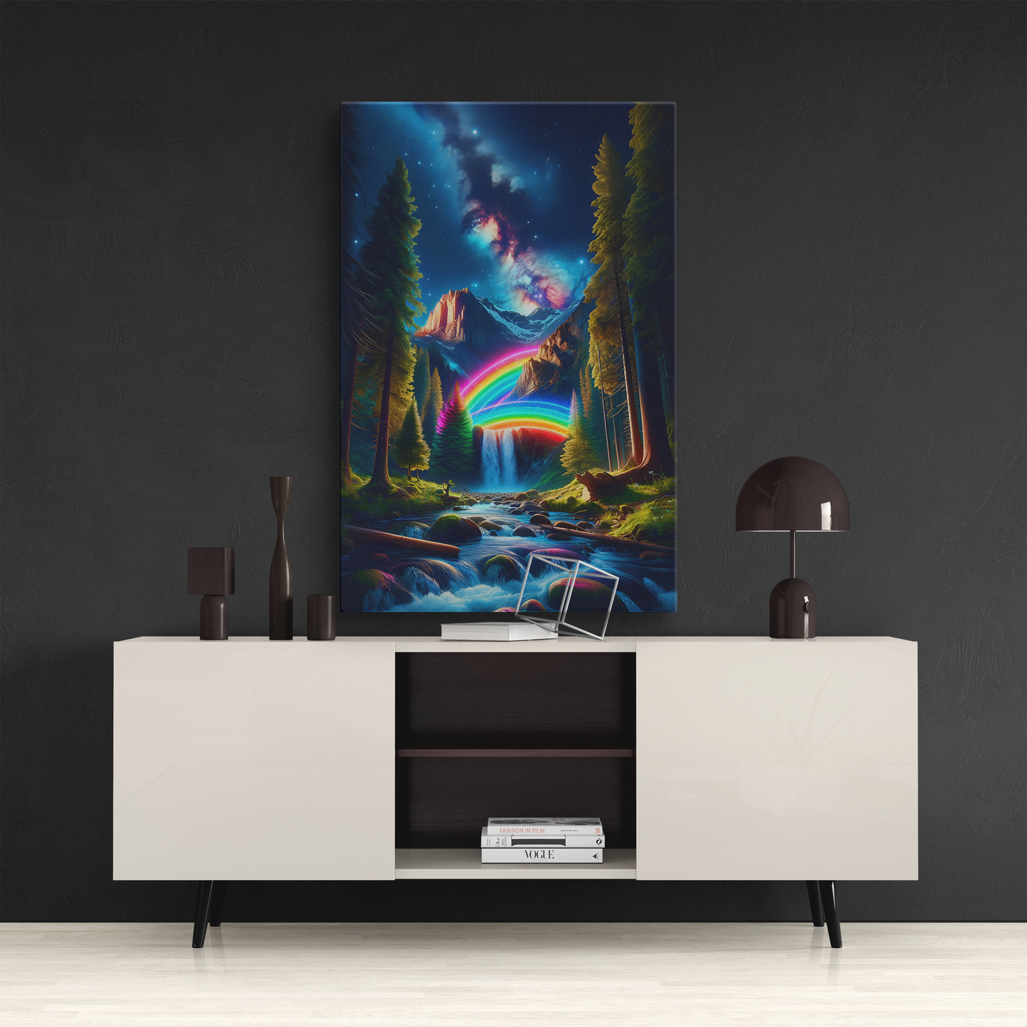 Arcadian Galaxy (Canvas)Arcadian Galaxy (Canvas  Matte finish, stretched, with a depth of 1.25 inches)
RimaGallery canvases - ethically produced art to elevate your space. Sustainably sourcRimaGallery