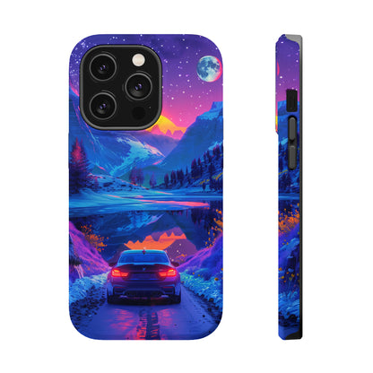 Celestial Drive (iPhone MagSafe Case)Celestial Drive Revolutionize your iPhone's look and feel with RIMA Tough Phone Case – ultimate protection meets elegant style for iPhone 11-15. Grab yours now! 🛡️?imaGallery