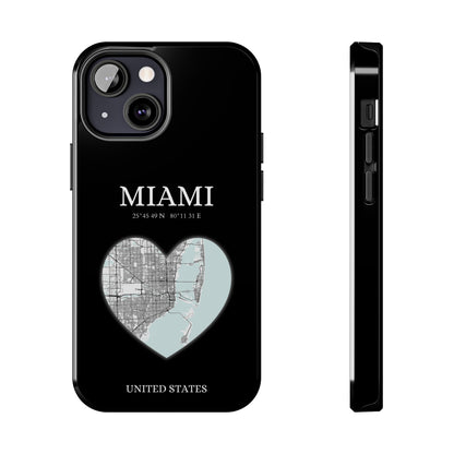 Miami Heartbeat - Black (iPhone Case 11-15)Elevate your iPhone's style with Rima's Miami Heartbeat case. Sleek, durable protection for models 11-15. Free US shipping.RimaGallery