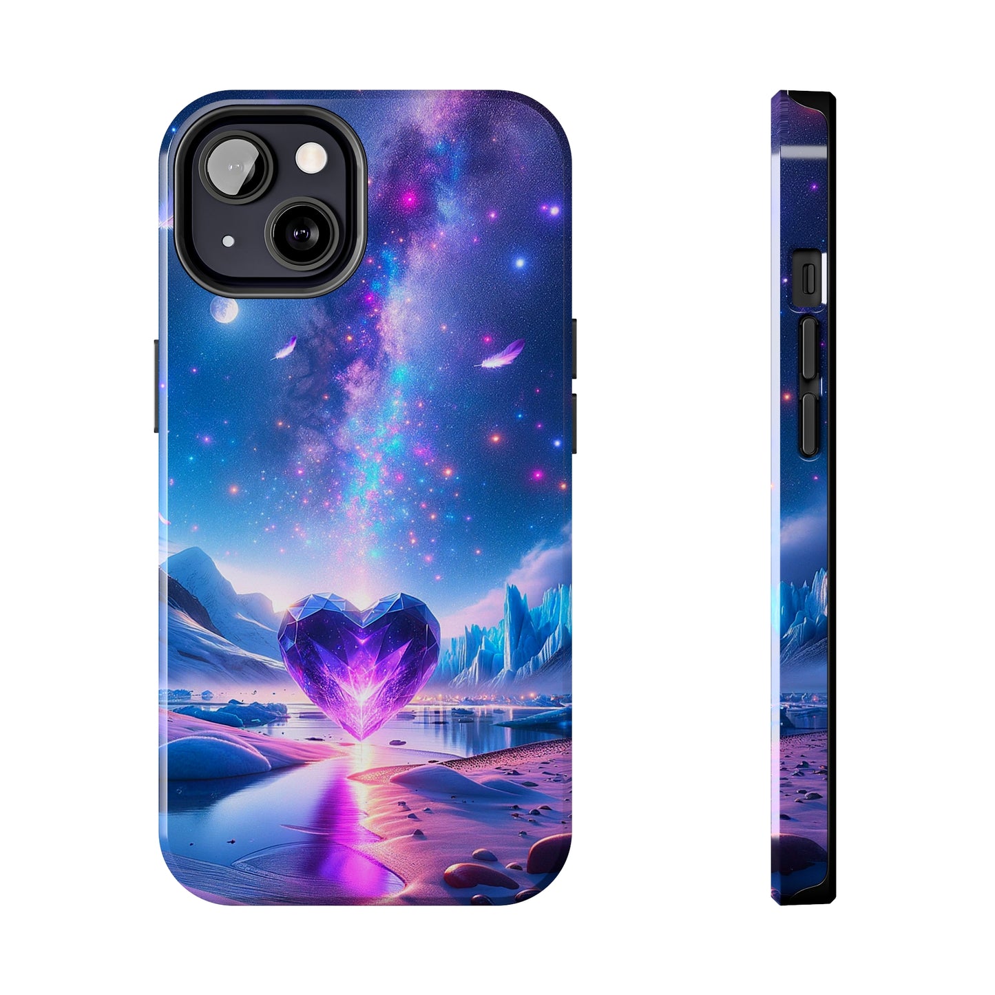 Galactic Heartbeat (iPhone Case 11-15)RIMA Tough Phone Case for iPhone 11-15: Where Style Meets Durability. Featuring a sleek design with MagSafe compatibility, this case offers unmatched protection and RimaGallery