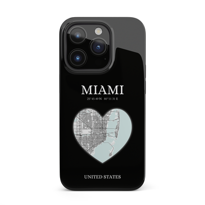 Miami Heartbeat - Black (iPhone Case 11-15)Elevate your iPhone's style with Rima's Miami Heartbeat case. Sleek, durable protection for models 11-15. Free US shipping.RimaGallery