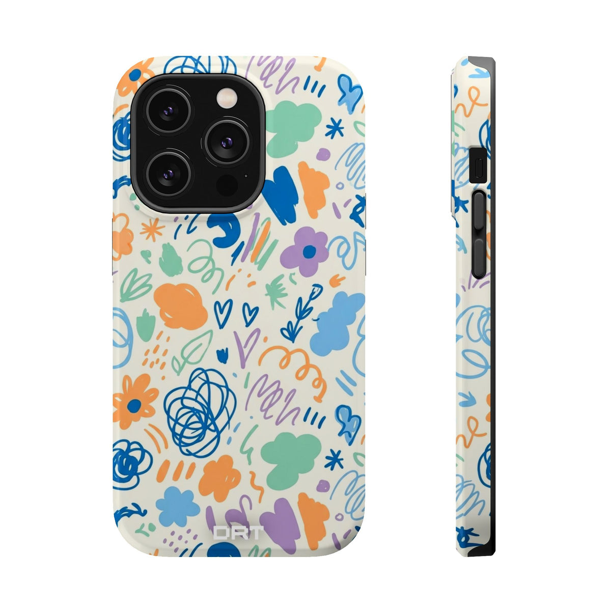 Doodle Garden Tough MagSafe Case for iPhone 13–17