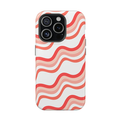 Wavy Stripes Pattern (iPhone MagSafe Case)Elevate your iPhone's style with the Wavy Stripes Pattern MagSafe Case, offering robust protection, MagSafe compatibility, and a choice of matte or glossy finish. PeRimaGallery