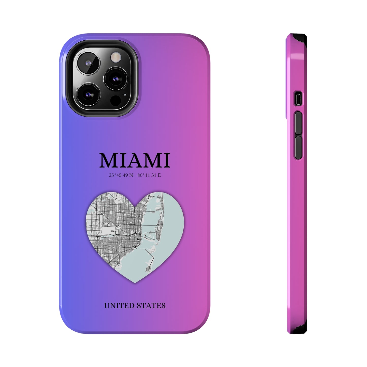 Miami Heartbeat - Magenta (iPhone Case 11-15)Elevate your iPhone's style with Rima's Miami Heartbeat case. Sleek, durable protection for models 11-15. Free US shipping.RimaGallery
