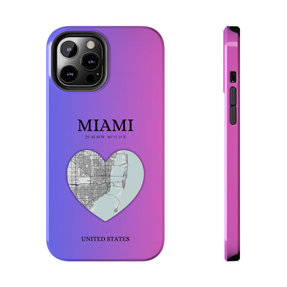 Miami Heartbeat - Magenta (iPhone Case 11-15)Elevate your iPhone's style with Rima's Miami Heartbeat case. Sleek, durable protection for models 11-15. Free US shipping.RimaGallery