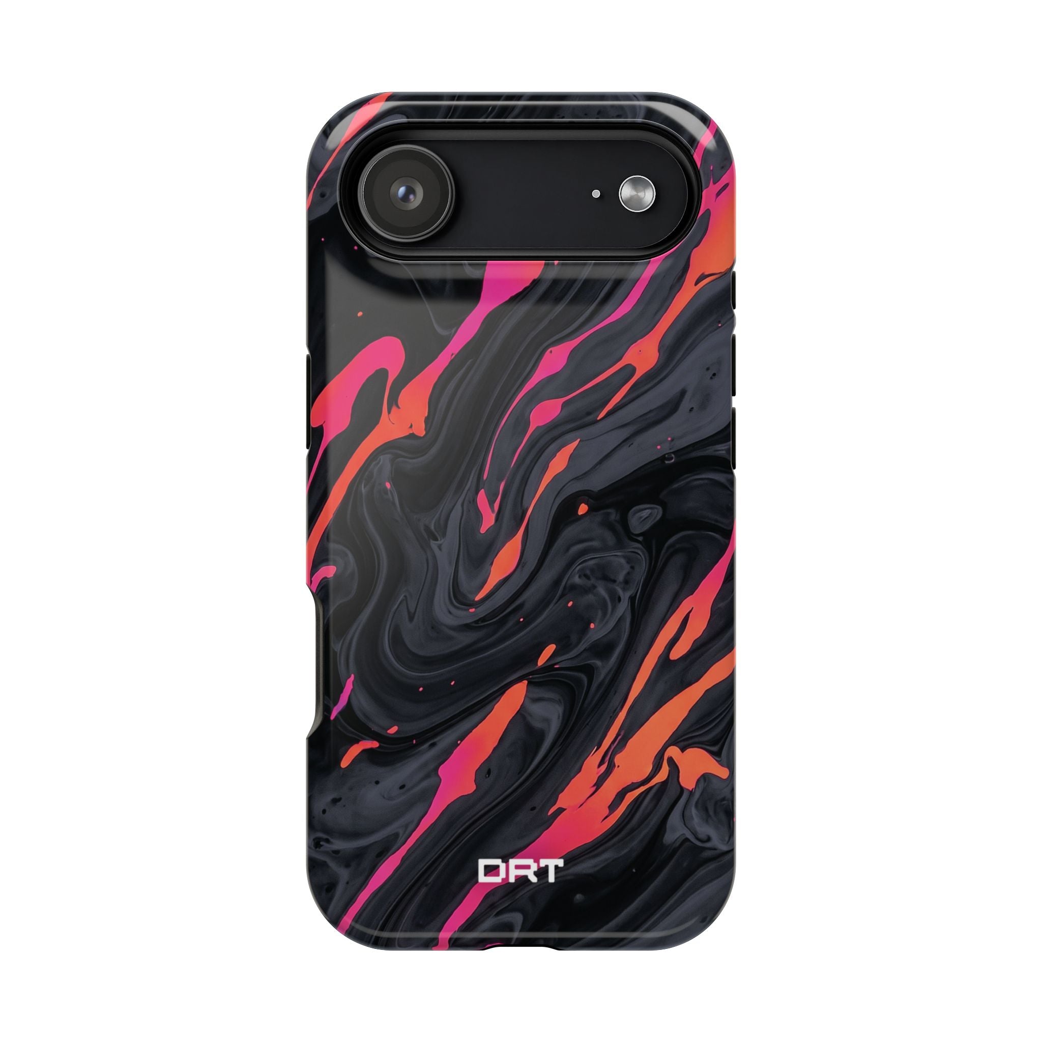 Marbled Neon Swirl Magnetic Impact Phone Case