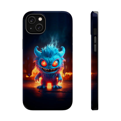 Fiery Monster (iPhone MagSafe Case)Revolutionize your iPhone's look and feel with RIMA Tough Phone Case – ultimate protection meets elegant style for iPhone 11-15. Grab yours now! 🛡️📱RimaGallery