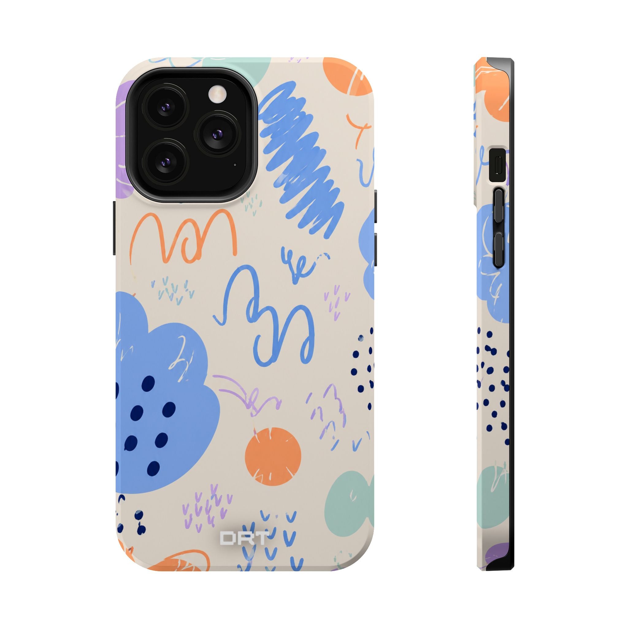 Abstract Doodle Magnetic Impact Phone Case