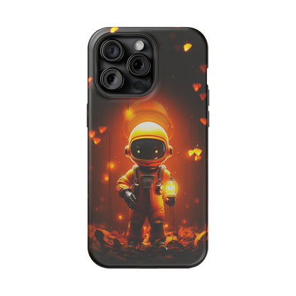 Yellow Astronaut Robot (iPhone MagSafe Case)Upgrade your phone's safety and style with Rima Yellow Astronaut Robot Beauty MagSafe Case. Dual-layer protection meets stunning design. Shop now for seamless MagSafRimaGallery