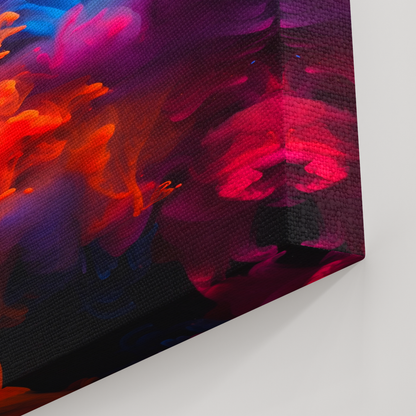 Vivid Eruption (Canvas)Vivid Eruption (Canvas  Matte finish, stretched, with a depth of 1.25 inches) Elevate your décor with RimaGallery’s responsibly made art canvases. Our eco-friendly mRimaGallery
