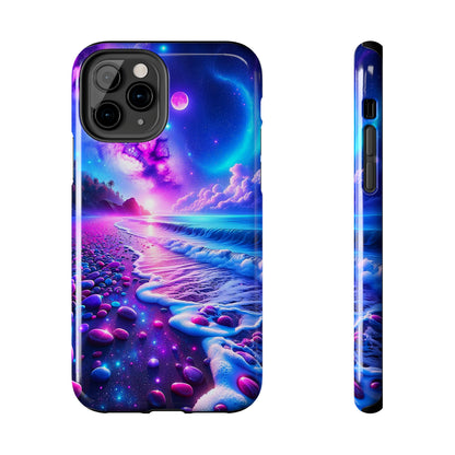 Cosmic Shoreline (iPhone Case 11-15)Discover the RIMA Case: A Fusion of Art and Protection for iPhone 11-15. With vibrant, customizable designs and military-grade defense, make a statement that echoes RimaGallery