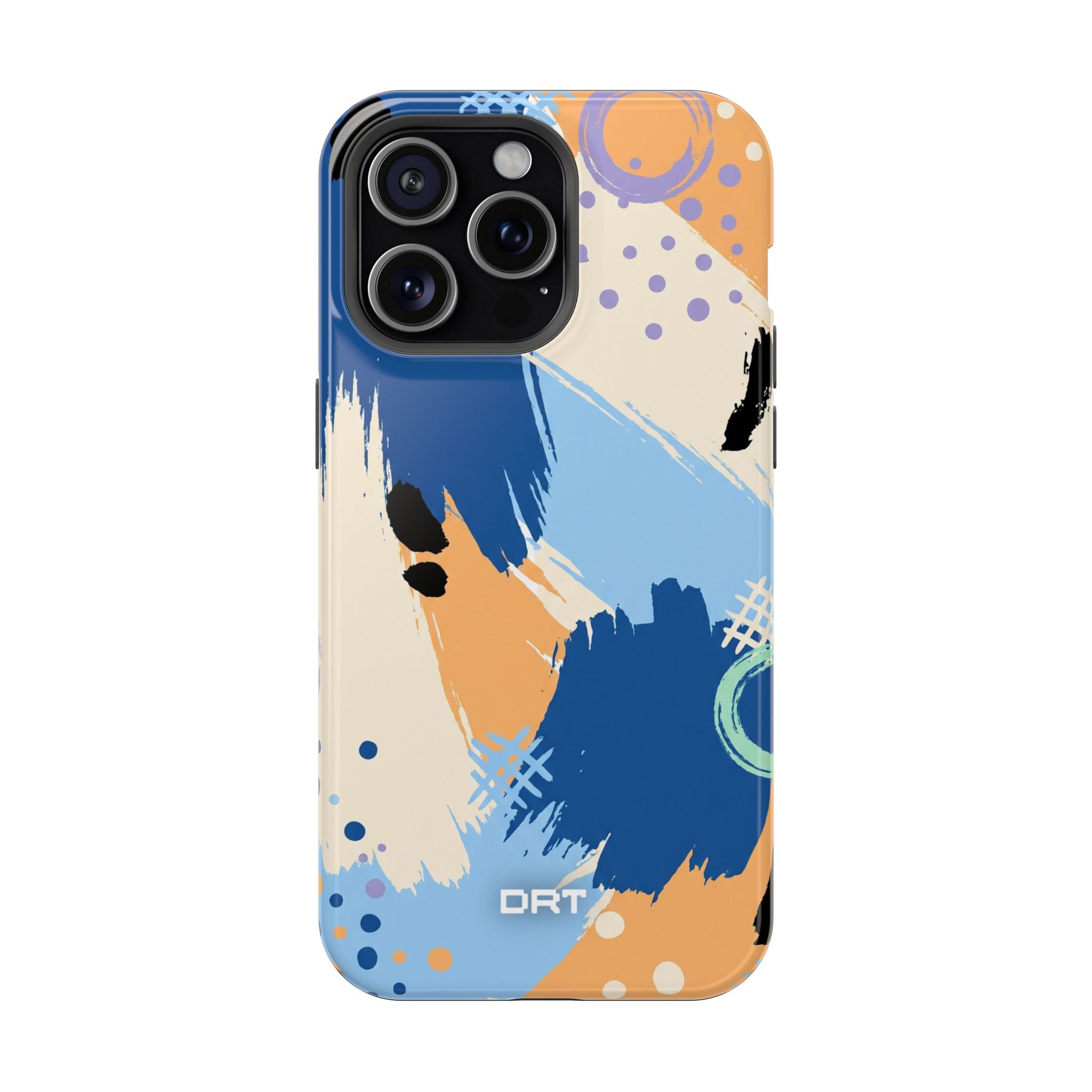Abstract Brushstroke Magnetic Impact-Resistant Phone Case