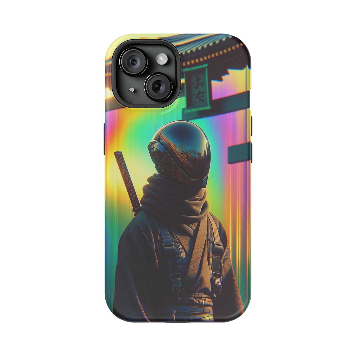 Samurai Synthwave (iPhone MagSafe Case)Samurai Synthwave MagSafe Durable Case: Style Meets Protection 📱✨
Upgrade your device with Rima Samurai Synthwave MagSafe Durable Case. This case isn’t just about sRimaGallery