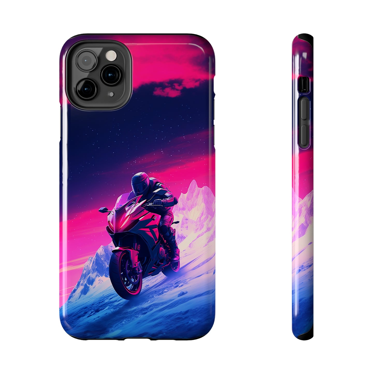 Twilight Rider (iPhone Case 11-15)Upgrade to RIMA: The Ultimate Eco-Friendly Case for iPhone 11-15. Combining style with sustainability, our cases feature chic, minimalist designs and top-tier protecRimaGallery