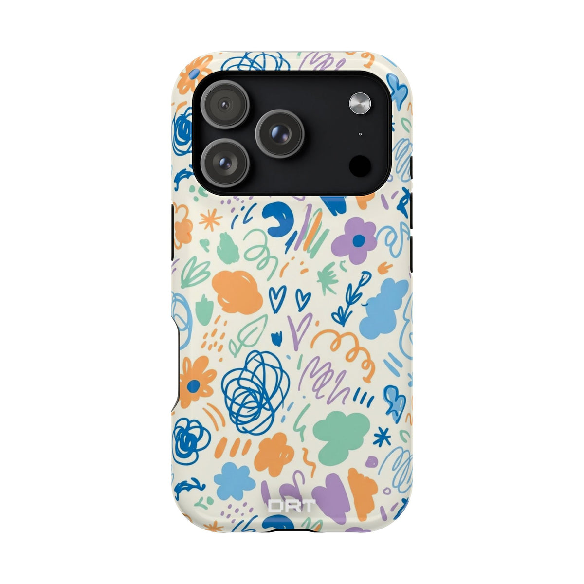 Doodle Garden Tough MagSafe Case for iPhone 13–17